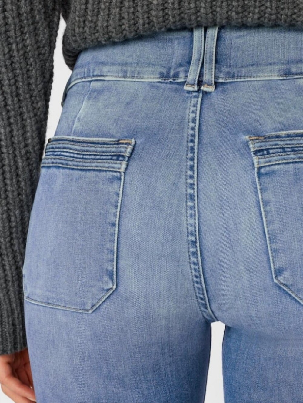 Frame Denim Light Blue Flare Jeans - Picture 2 of 4